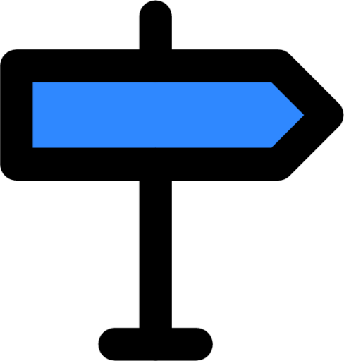 road sign icon