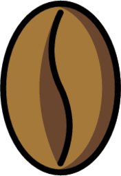 roasted coffee bean emoji