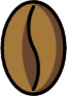 roasted coffee bean emoji