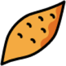 roasted sweet potato emoji