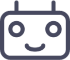 robot face ai artificial intelligence icon