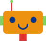 robot happy icon