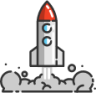 rocket ship 1 icon