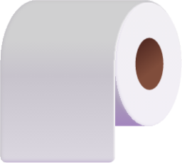 roll of paper emoji
