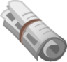 rolled-up newspaper emoji