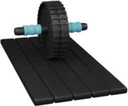 ab roller core rolling mat device illustration