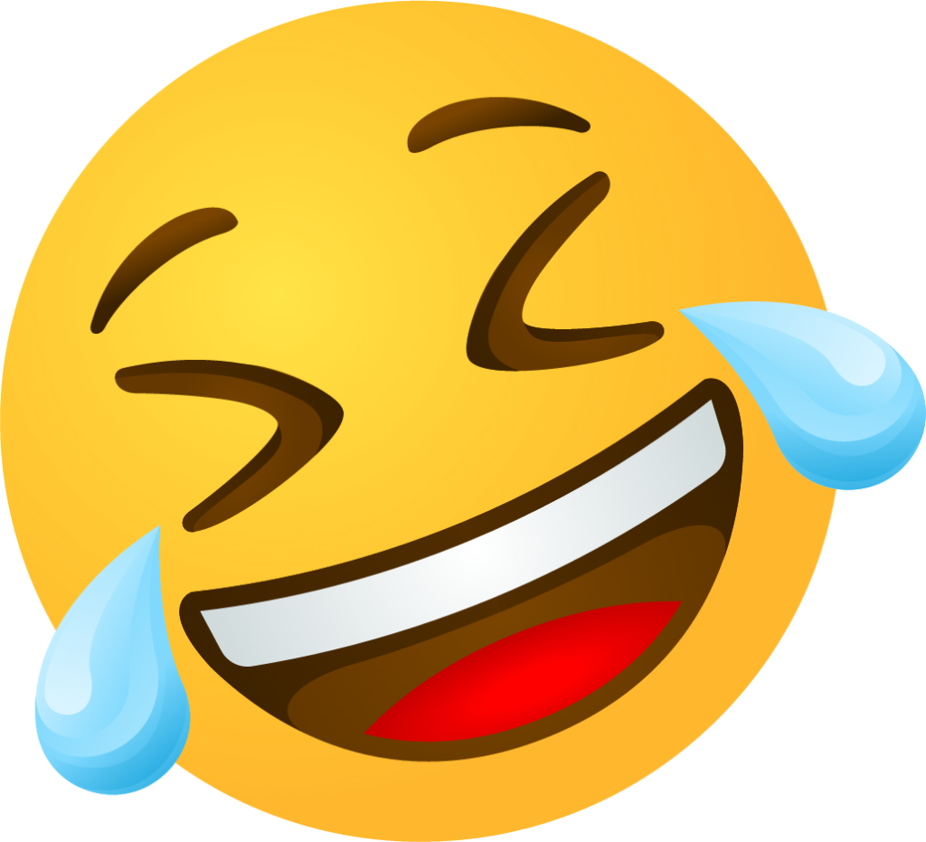 laughing emoji transparent