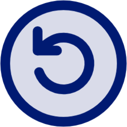 rotate circle left icon