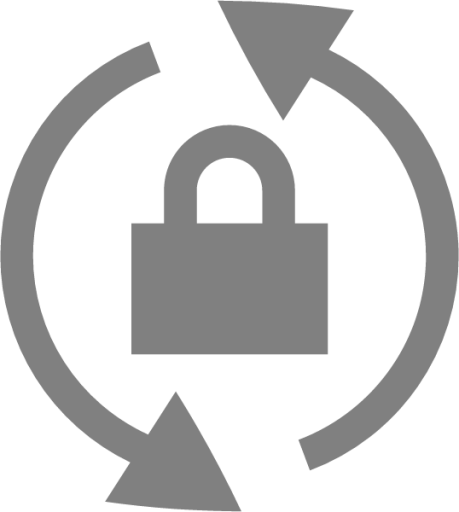 rotation locked symbolic icon