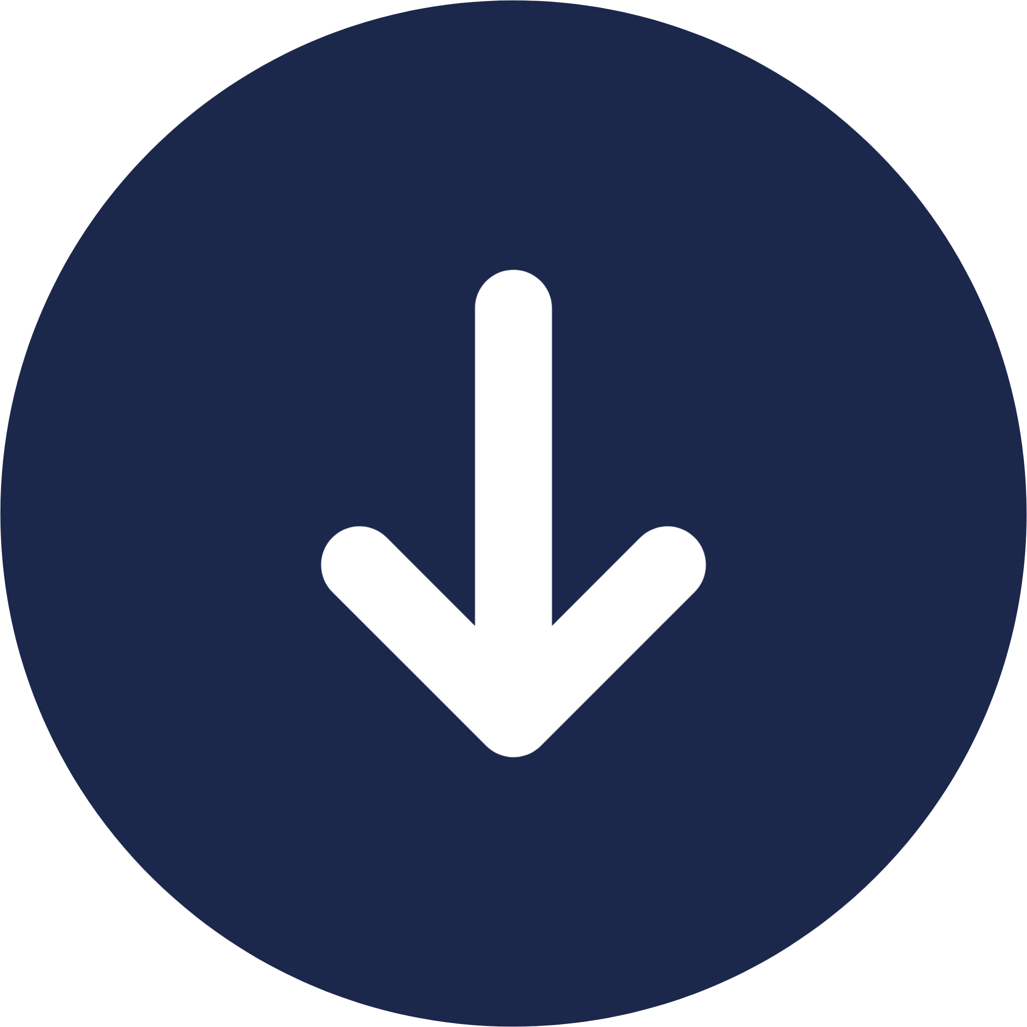 Round Arrow Down icon