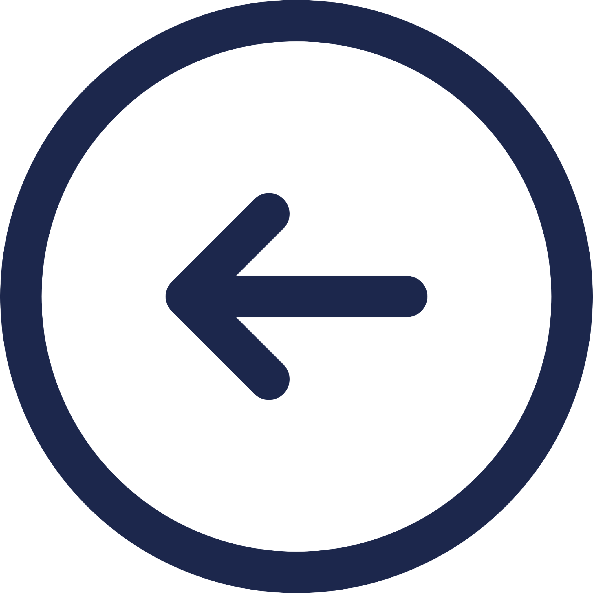 Round Arrow Left icon