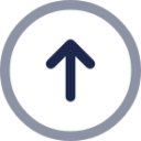 Round Arrow Up icon