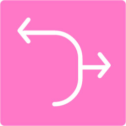 round arrows intersect icon
