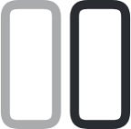 row horizontal icon