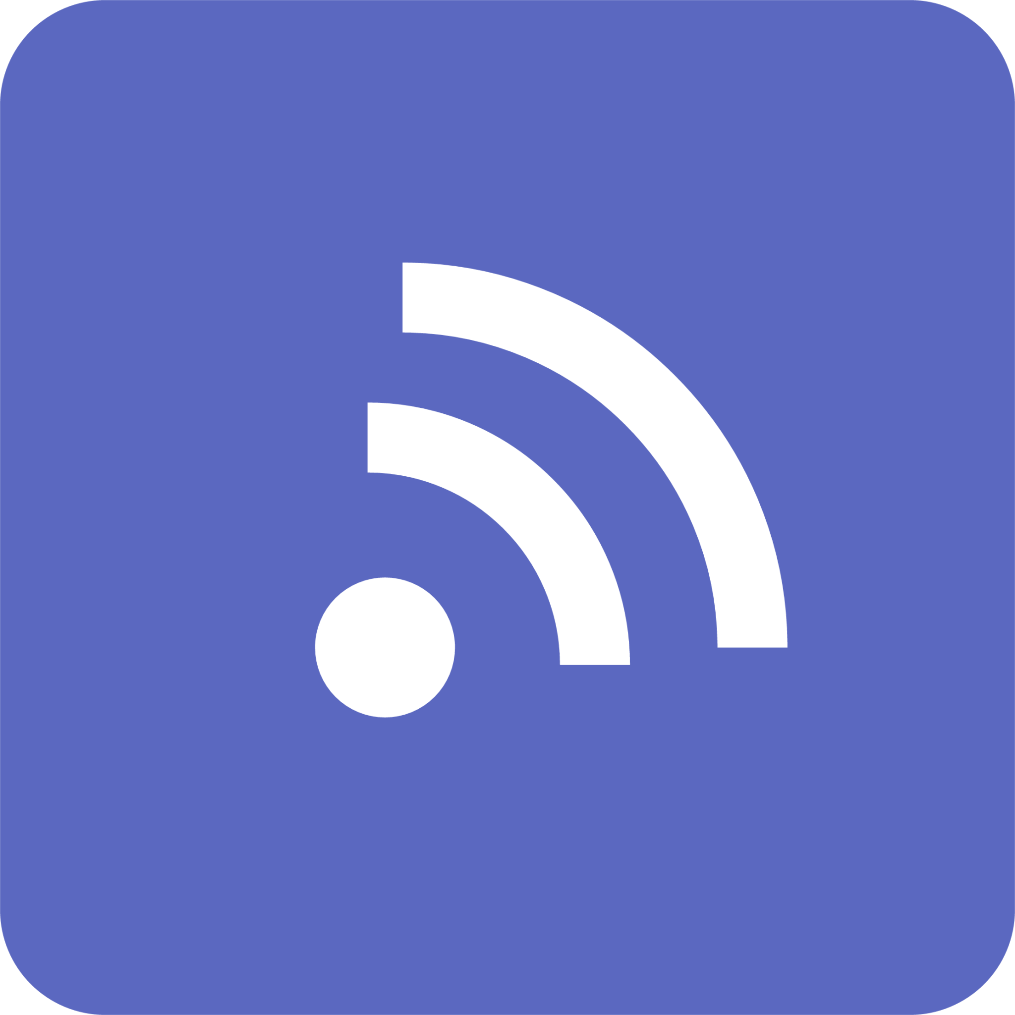 rss rectangle icon