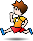 runner (white) emoji