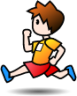 runner (white) emoji