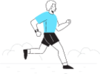 Running illustration