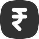rupee square icon