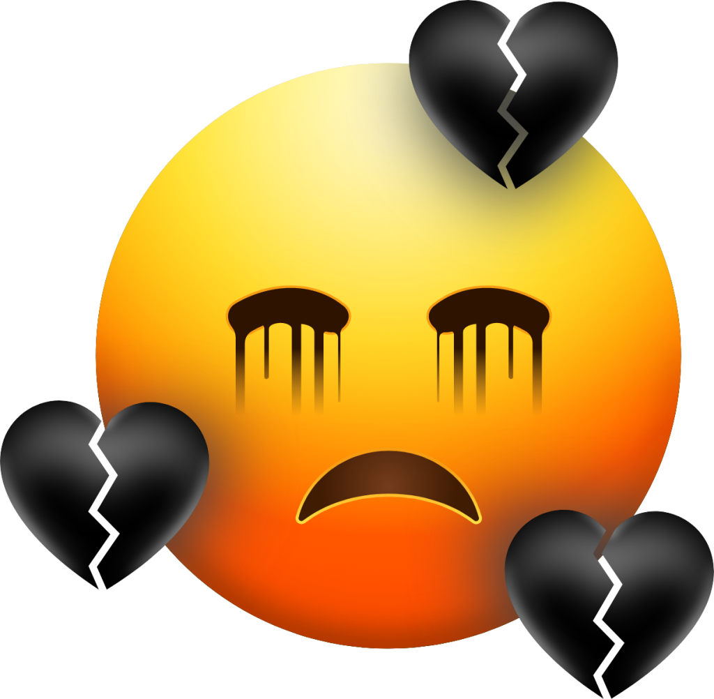 Sad Break Up Face emoji