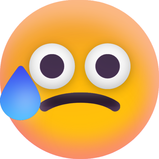 Transparent Scared Emoji Png - Cartoon Sad Face Png, Png Download, png  download, transparent png image