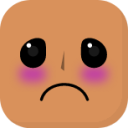 sad face brown skin emoji