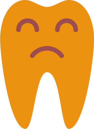 sad teeth icon