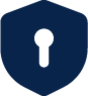 safe lock fill system icon