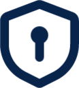 safe lock line system icon