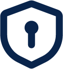 safe lock line system icon