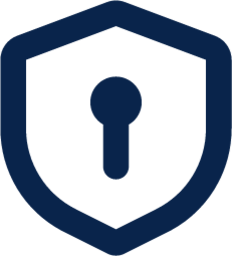 safe lock line system icon