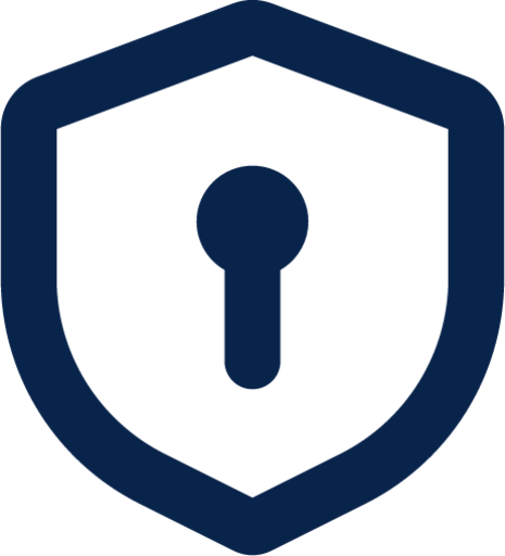 safe lock line system icon