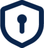 safe lock line system icon