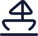 sailboat coastal icon