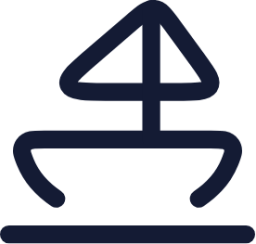 sailboat coastal icon