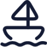sailboat offshore icon