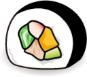 (salad roll) sushi emoji
