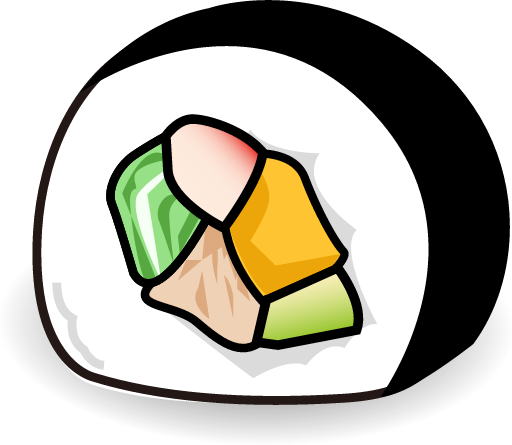 (salad roll) sushi emoji