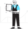 Salesman illustration