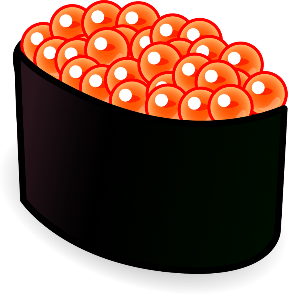 (salmon roe) sushi emoji