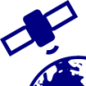 satellite earth icon