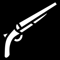 sawed off shotgun icon