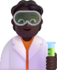 scientist dark emoji