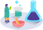 Scientist illustration