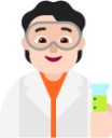 scientist light emoji
