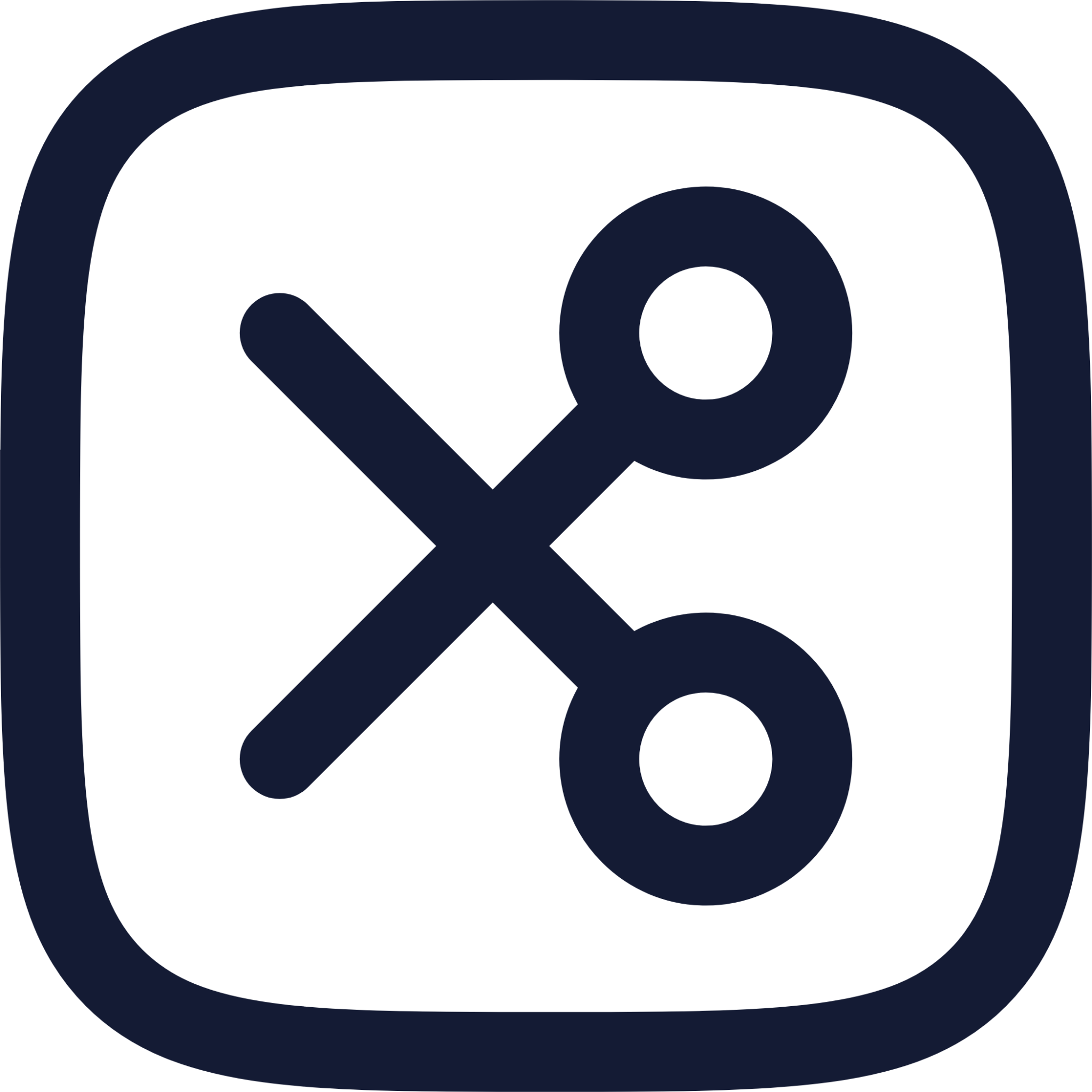 scissor rectangle icon