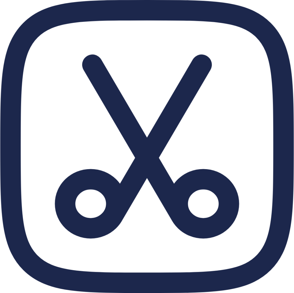 Scissors Square icon