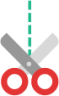 scissors tool icon