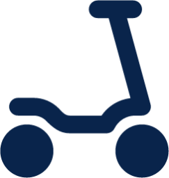 scooter fill transport icon