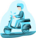 Scooter illustration